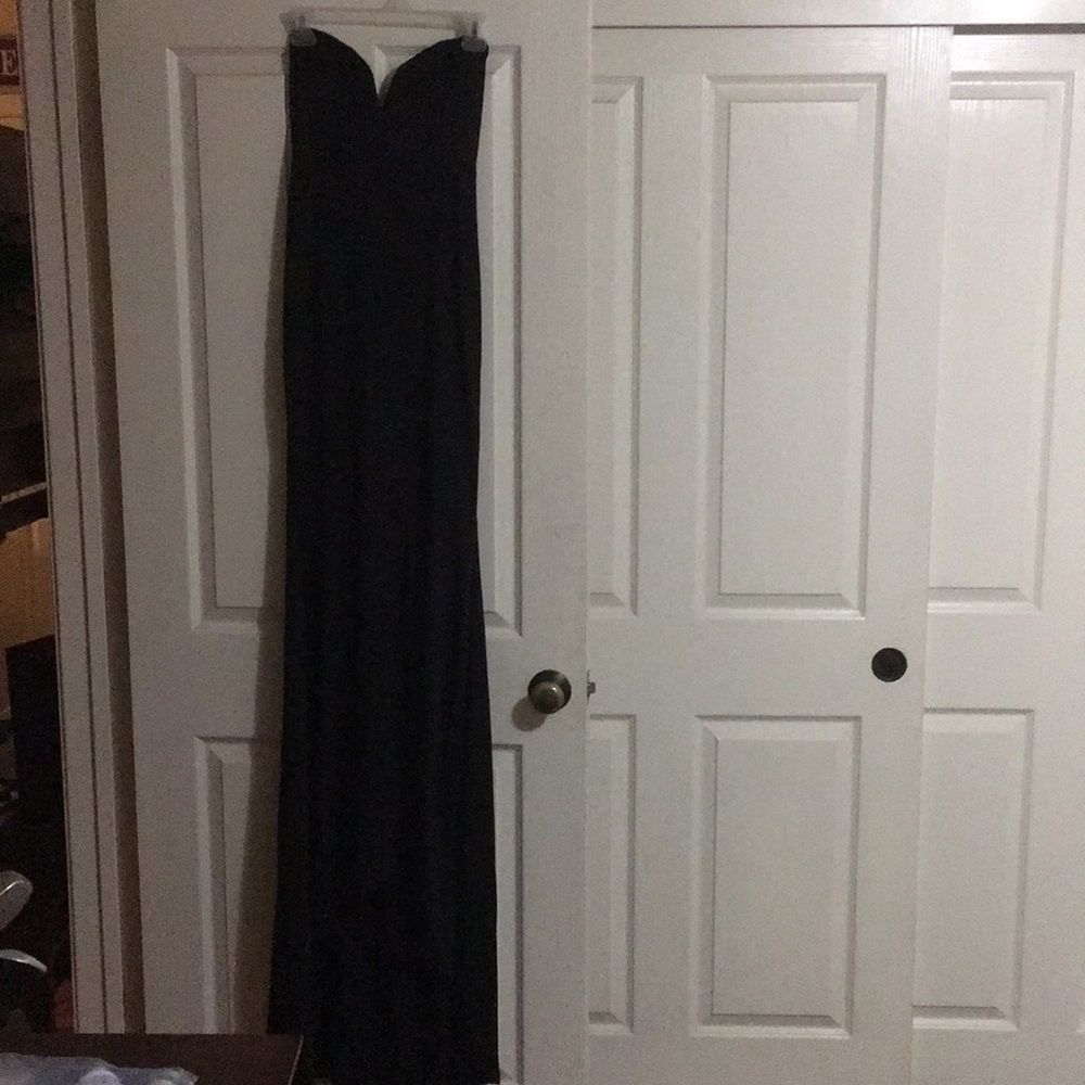 Long black formal dress